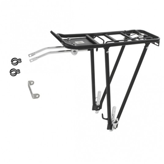 bagażnik alu reg. 24/28 czarny składany -zdjęcie numer 1