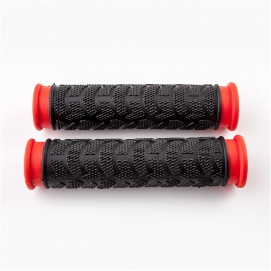 chwyt mtb HL-G49-1 czarno/czerw. -zdjęcie numer 1