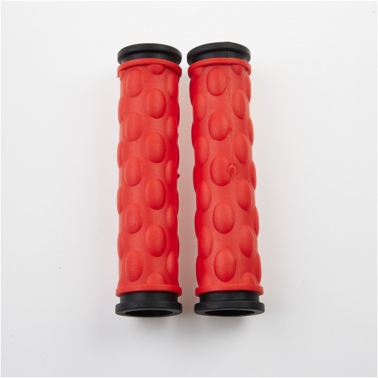 chwyt mtb pcv czerwono / czarny -zdjęcie numer 1