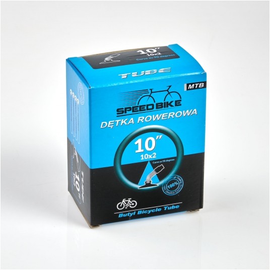 dętka Speed Bike 10x2 AV krzywy zawór -zdjęcie numer 1