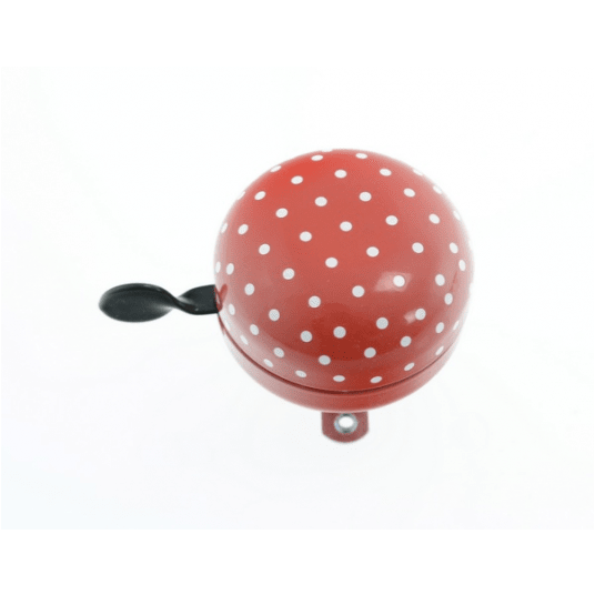 dzwonek ding-dong czerwone kropki -zdjęcie numer 1