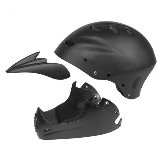 Kask M-wawe full face czarny M(54-58cm) -zdjęcie numer 2