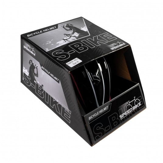 kask S-BIKE HB3-5 black/pink M 52-56cm -zdjęcie numer 2