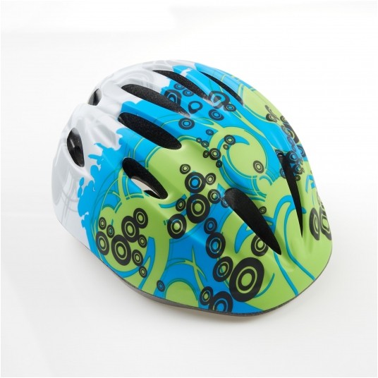 kask S-BIKE HB6-3 blue/green M 55-58cm -zdjęcie numer 1