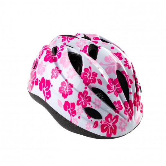 kask S-BIKE HB6-5 pink flower M 52-56cm -zdjęcie numer 1