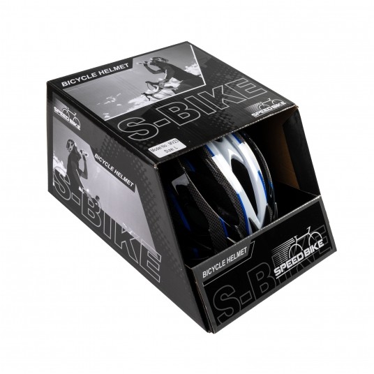 kask S-BIKE MV23 black/blue M 55-58cm -zdjęcie numer 2