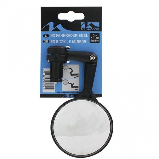 lusterko row. okrągłe 3D M-W -zdjęcie numer 1