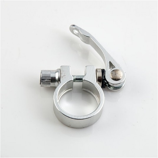 obejma podsiodłowa 31,8mm srebna -zdjęcie numer 1