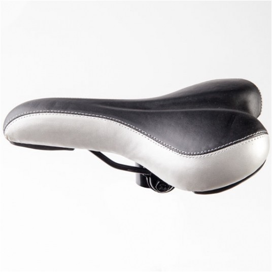 siodło Alltime mtb pro-soft srebne -zdjęcie numer 1