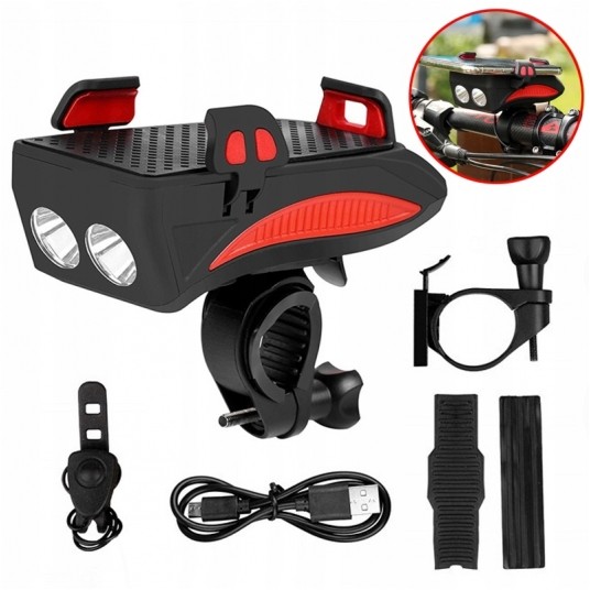 uchwyt telefonu+lampa USB -zdjęcie numer 1