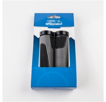 chwyt kier. alu/końcówki czarno/szary