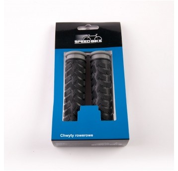 chwyt mtb blister czarno/szary