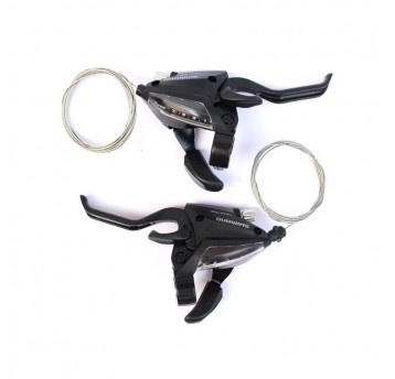 dźwignie przerzutki st-ef500 3x7rz.