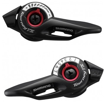 dźwignie przerzutki tz500 shimano3x7