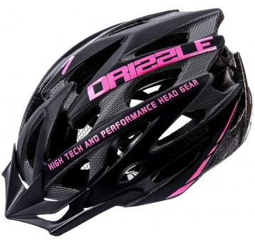 kask Meteor Drizzle czarno-róż M(55-58cm)