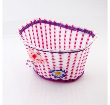 kosz siatkowy daisy/biało- niebieski