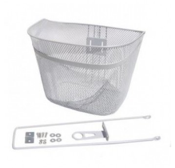 kosz siatkowy przód Biały 26/28"