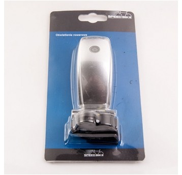 lampa przód 5 diod 4f. srebna