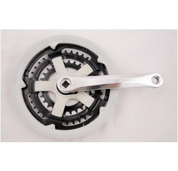 mech. korb. mtb alu silver 48T z osłoną MIRANDA