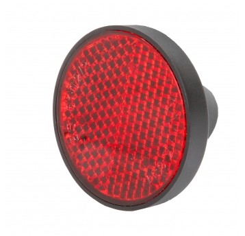 odblask czerwony okrągły