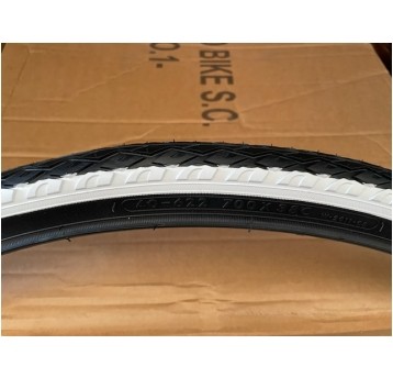 opona 700x38c W2011 biały pasek