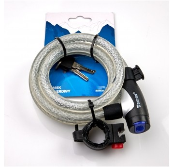 zamknięcie klucz 15x1800mm srebne